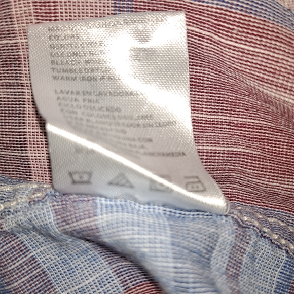 Weatherproof Vintage short sleeve button up collar shirt plaid size XL - Picture 9 of 14